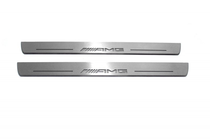 Mercedes-Benz GLE I W166 2015-2019 Stainless Steel LED Door Sills – AMG