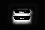stainless steel LED door sill plates for GMC Terrain II C1 2018+ with GMC DENALI logo
