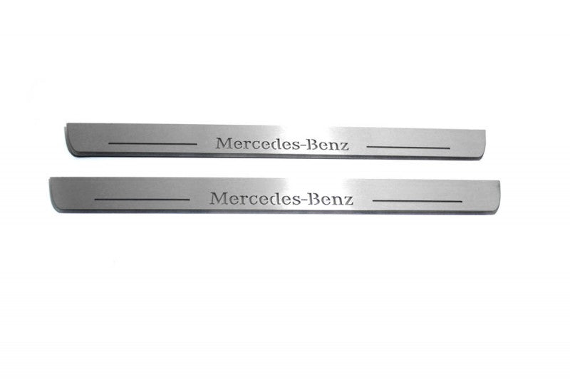 Mercedes-Benz GLE I W166 2015-2019 Stainless Steel LED Door Sills – Mercedes-Benz