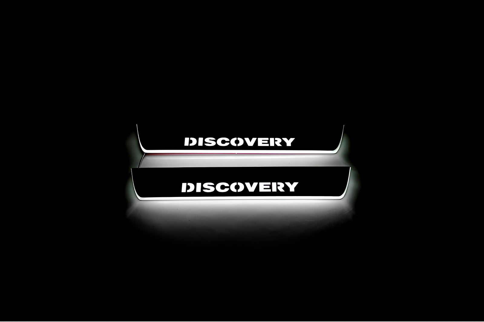 stainless steel door sill plates for Land Rover Discovery III 2004+ with Discovery logo