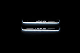 Lexus LX III 2008+ LED door sill plates with Lexus logo