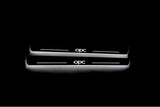 Opel Insignia I G09 2008+ stainless steel LED door sill plates with OPC logo