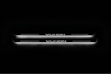 LED door sill plates GMC Yukon V 2020+ stainless steel with Yukon logo