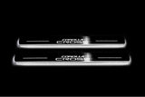 Toyota Corolla Cross Stainless LED Door Sills – Corolla Cross Logo