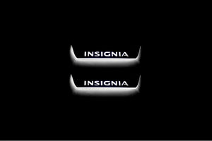 Illuminated LED Door Sill Tread Plates Opel Insignia I 2008-2017 With Insignia Logo Opel Led Door Sills opdesign