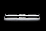 stainless steel LED door sill plates for Nissan Murano III 2014+ with Murano logo
