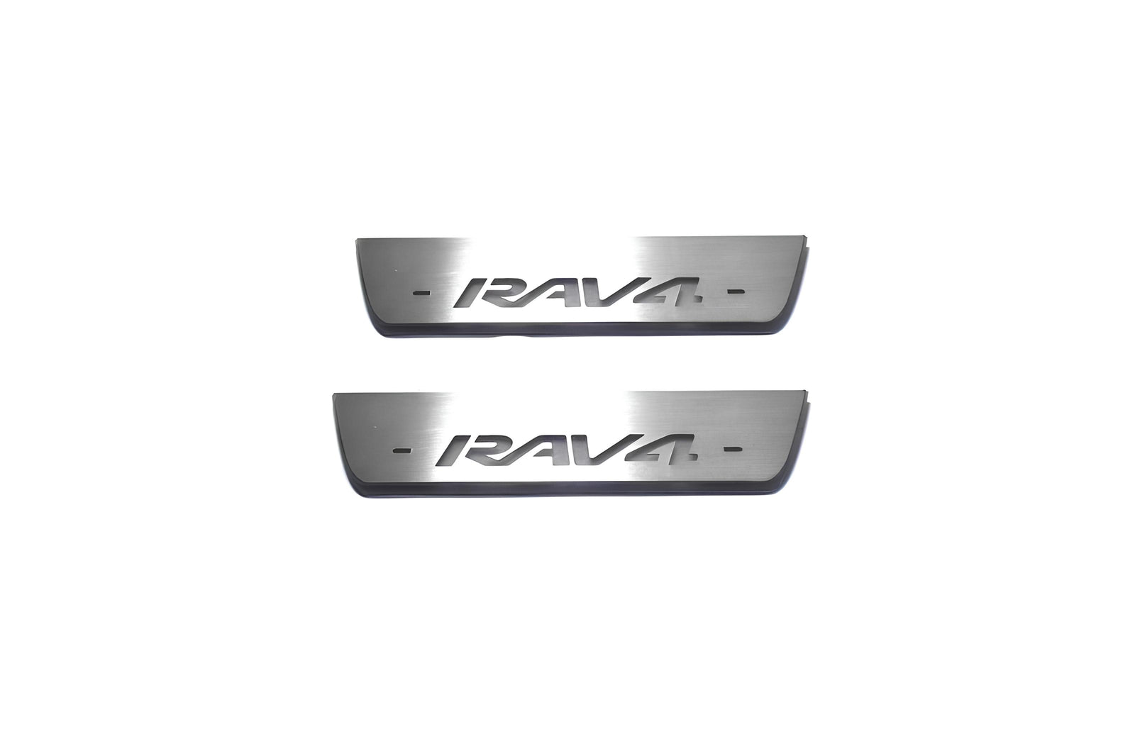 LED door sill plates for Toyota Rav4 IV XA40 2013+ with Rav4 logo