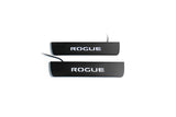 stainless steel illuminated door sill protectors with Nissan Rogue II T32 2014+ with Rogue logo