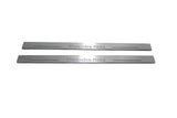 LED door sill plates Mercedes E W210 1995+ in stainless steel with Mercedes-Benz logo