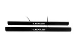 Lexus GX I 2002+ illuminated door sill protectors with Lexus logo