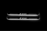 LED door sill plates for Lexus ES VII 2018+ with F Sport logo