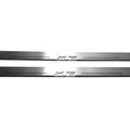 Illuminated LED Door Sill Tread Plates BMW X6 F16 2015-2019 With X6 Logo BMW Led Door Sills opdesign