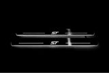 LED door sill plates stainless steel Ford Focus III 2011+ with ST logo
