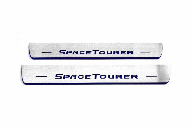 Citroen SpaceTourer 2016–Present — Stainless Steel LED Door Sills — SpaceTourer Logo