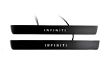 stainless steel illuminated door sill protectors for Infiniti QX70 (FX) 2008+ with Infiniti logo