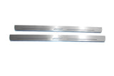 LED door sill plates Peugeot 4007 2007+ stainless steel with 4007 logo