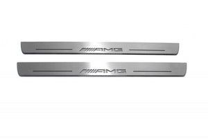 Mercedes-Benz GLS I X166 2015+ Stainless Steel LED Door Sills – AMG