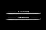 LED door sill plates for Dodge Durango III 2011+ with MOPAR logo