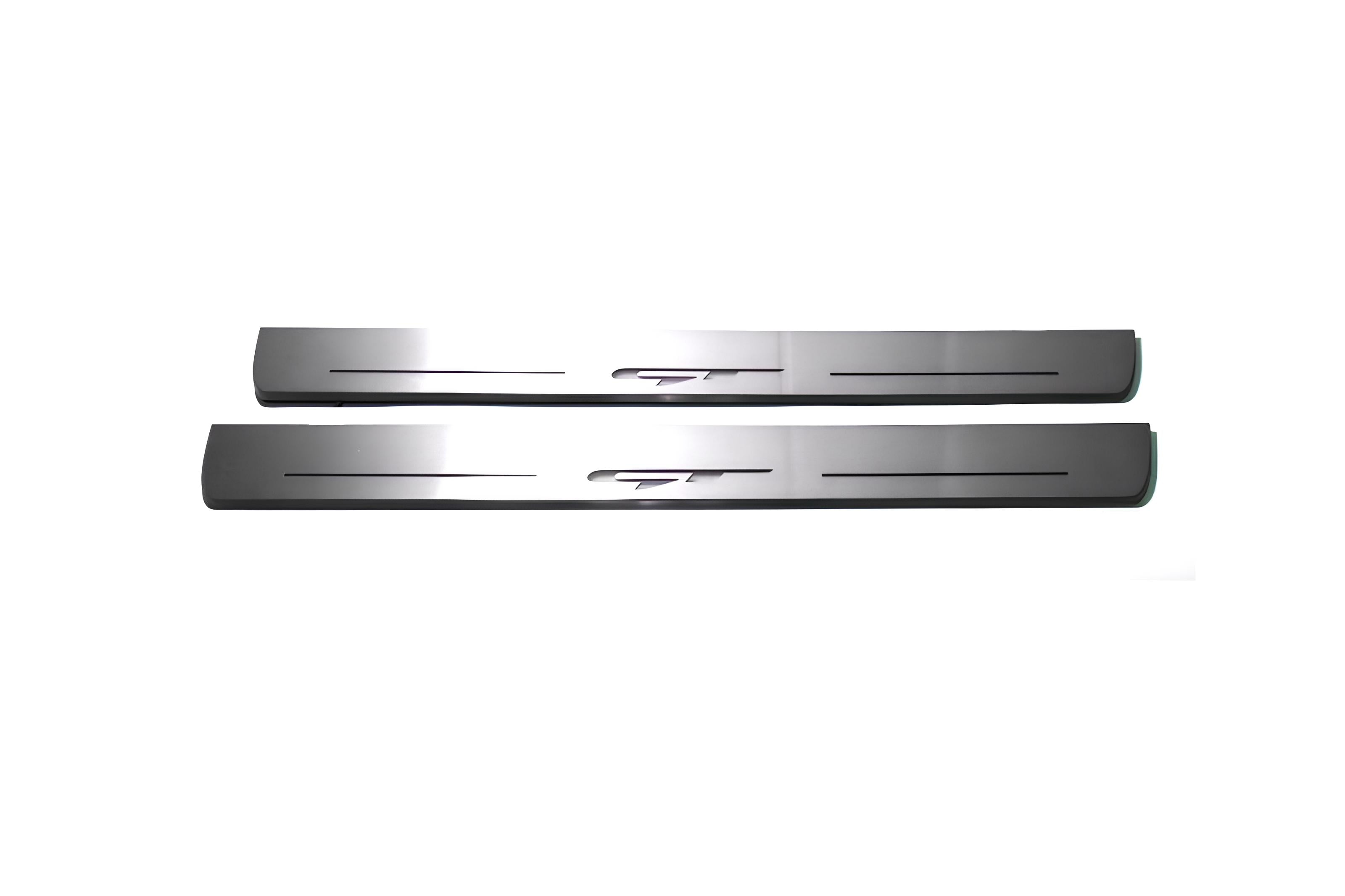 Illuminated LED Door Sill Tread Plates KIA Optima IV 2015-2019 With GT Logo KIA Led Door Sills opdesign