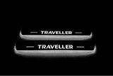 Peugeot Traveller Stainless Steel LED Door Sills – Traveller Logo