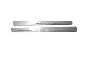 Illuminated LED Door Sill Tread Plates Opel Insignia I 2008-2017 With Insignia Logo Opel Led Door Sills opdesign