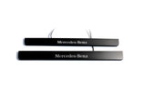 Mercedes C W205 Coupe 2014+ illuminated door sill protectors stainless steel with Mercedes-Benz logo