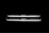 LED door sill plates KIA Ceed II 2012+ in stainless steel with GT logo