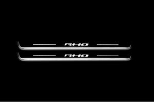 RAM 1500 V 2019+ LED Door Sill Guards with Illuminated RHO Logo Door Sills Decoin