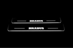 Mercedes-Benz E W213 2016+ Stainless Steel LED Door Sills – Brabus