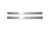 stainless steel LED door sill plates with KIA Ceed III 2018+ with Ceed logo
