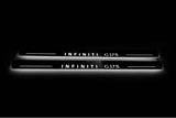 Infiniti G Coupe V36 Stainless Steel LED Door Sills – Infiniti G37S Logo