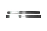 stainless steel LED door sill plates with Toyota Camry V50 2012+ with Camry logo