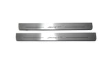 Jeep Grand Cherokee IV WK2 2010+ stainless steel illuminated entry guards with SRT logo