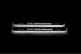 LED door sill plates for Ford Focus III 2011+ with Ford Perfomance logo