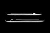 LED door sill plates Volkswagen Passat B6 2005+ in stainless steel with R-Line logo