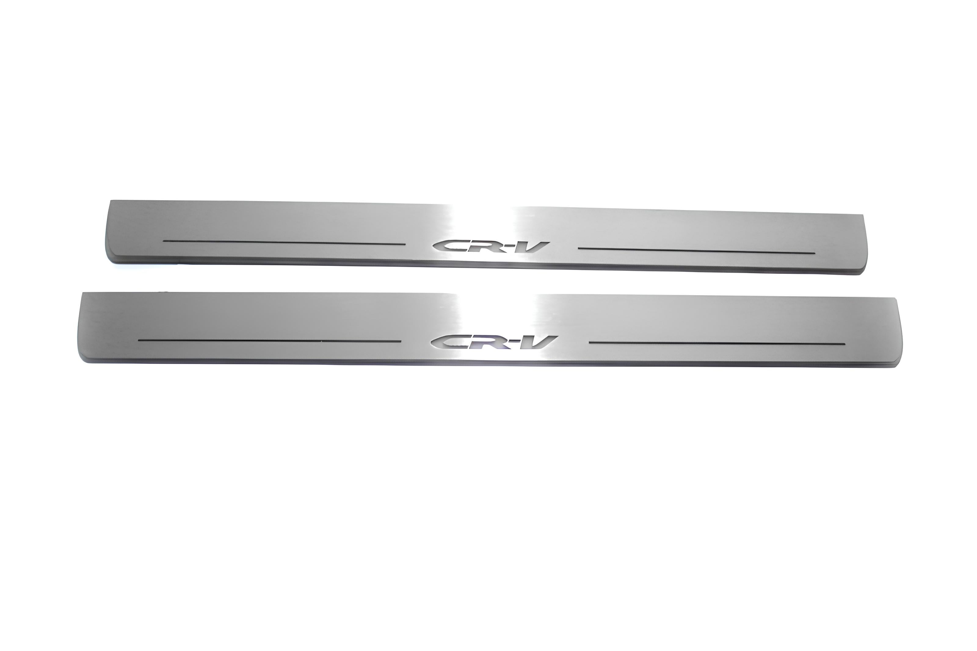 Illuminated LED Door Sill Tread Plates Honda CR-V IV 2012-2017 With CR-V Logo Honda Led Door Sills opdesign