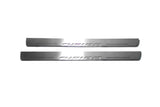 stainless steel door sill plates for Ford Fusion II CD4 2012+ with Fusion logo