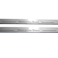 Illuminated LED Door Sill Tread Plates Mercedes GLS II 2019+ With Mercedes-Benz Logo