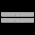 Illuminated LED Door Sill Tread Plates Mercedes GLC-Class II X254 2022+ With AMG Logo Mercedes Led Door Sills opdesign