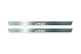 stainless steel door sill plates for Chrysler 200 II 2015+ with 200 logo