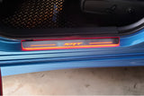 stainless steel LED door sill plates for Dodge Charger LD 2011+ with SRT logo