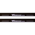 Illuminated LED Door Sill Tread Plates Jeep Renegade 2014+ With Renegade Design Logo Jeep Led Door Sills opdesign