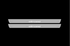 Audi Allroad A4 B8 2009-2016 LED Door Sills Illuminated Scuff Allroad Logo Stainless Steel Entry Guards Door Sills decoinfabr