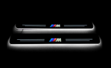 LED door sill plates BMW 6 F06 2011+ in stainless steel with M Performance logo