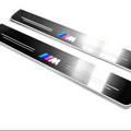 Illuminated LED Door Sill Tread Plates BMW 6 F06 2011-2018 With M Perfomance Logo BMW Led Door Sills opdesign