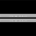 Illuminated LED Door Sill Tread Plates Chevrolet Camaro VI 2016-2024 With Fifty Logo Chevrolet Led Door Sills opdesign