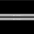 Illuminated LED Door Sill Tread Plates Mercedes CLK W209 2001-2009 With AMG Logo Mercedes Led Door Sills opdesign