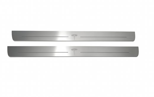 Tesla Model 3 2017+ Stainless Steel LED Door Sills – TESLA Logo