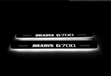 LED door sill plates for Mercedes G-Class W464 2018+ with Brabus G700 logo
