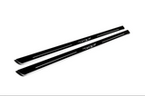 RAM 1500 V 2019+ stainless steel illuminated door sill protectors with Illuminated TRX logo